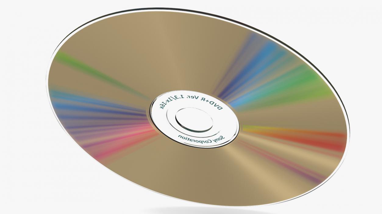 3D model Sony DVD R Disc