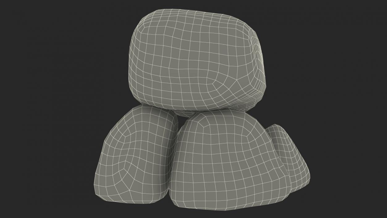 Pile of Stones 3D model