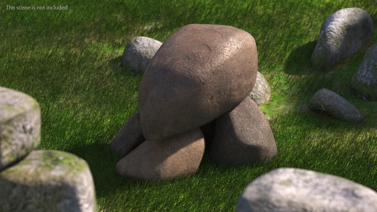 Pile of Stones 3D model