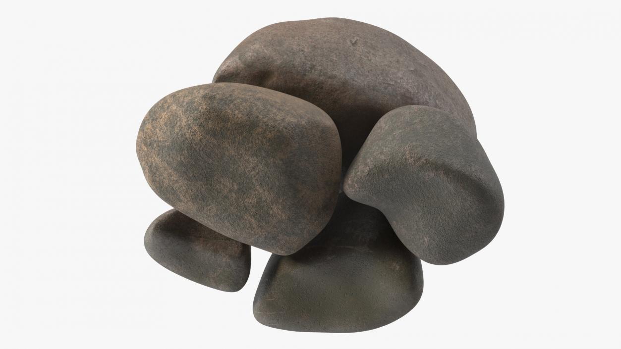 Pile of Stones 3D model