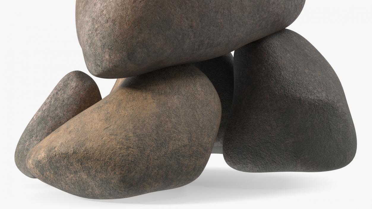 Pile of Stones 3D model