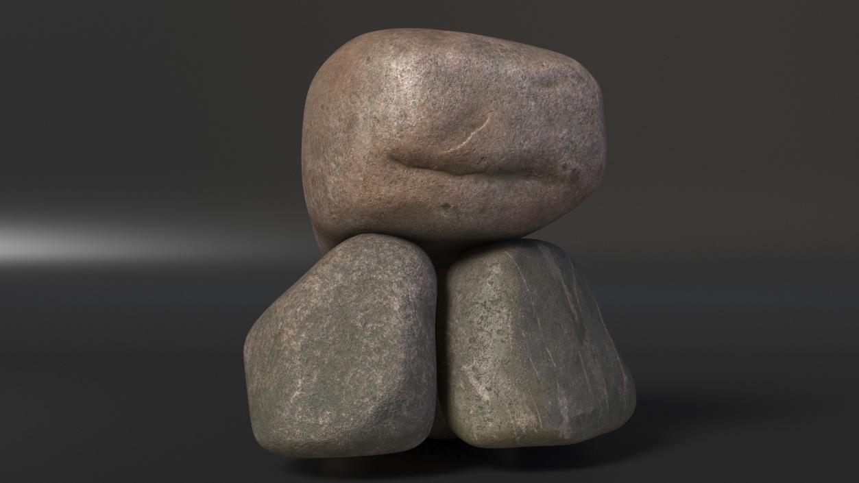 Pile of Stones 3D model