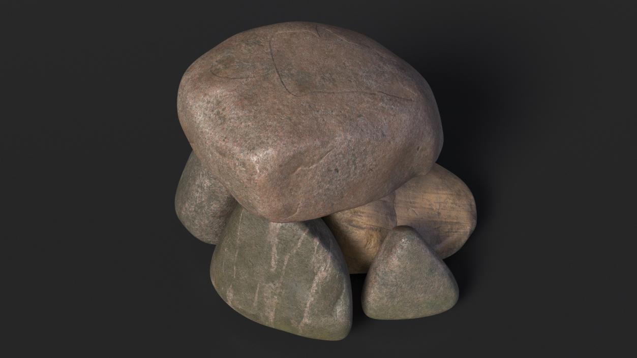 Pile of Stones 3D model