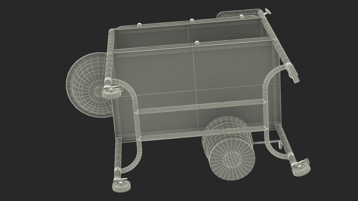 Medical Instrument Trolley Metal 3D