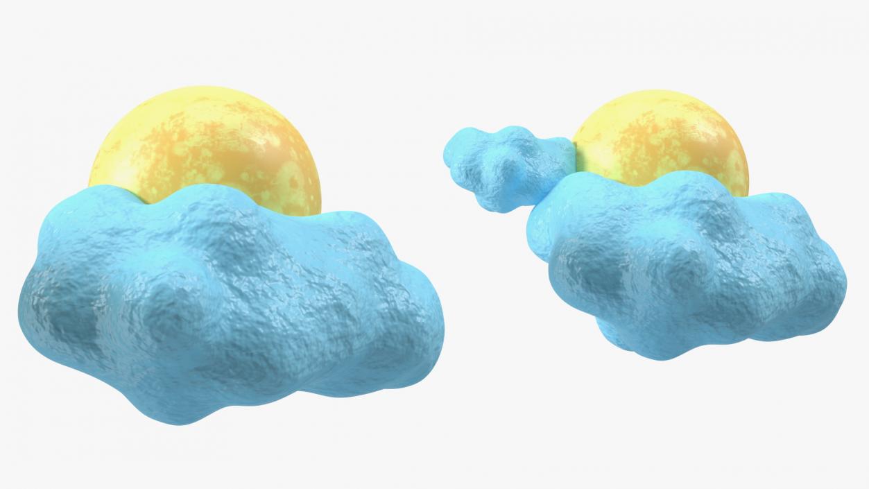 3D model Weather Symbols