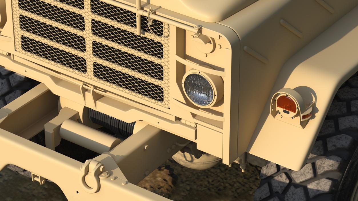 M939 Military Truck Light Rigged 3D