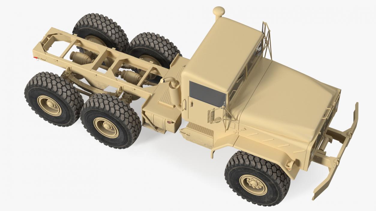 M939 Military Truck Light Rigged 3D