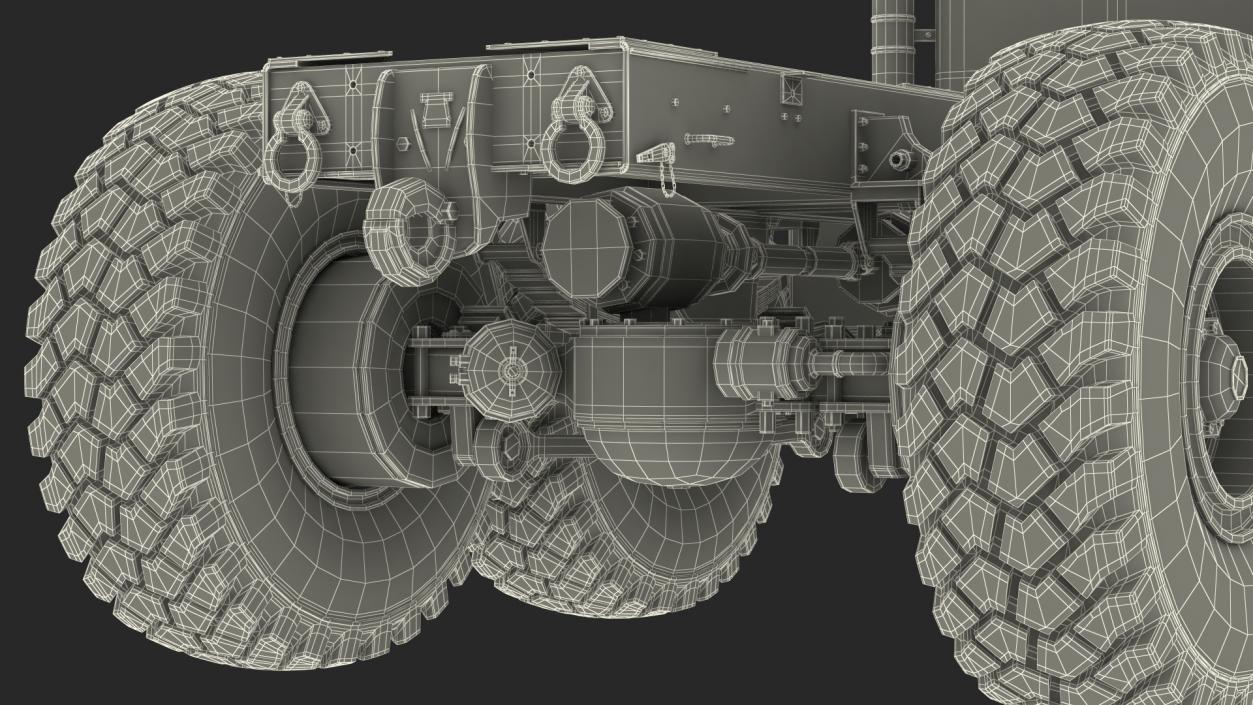 M939 Military Truck Light Rigged 3D