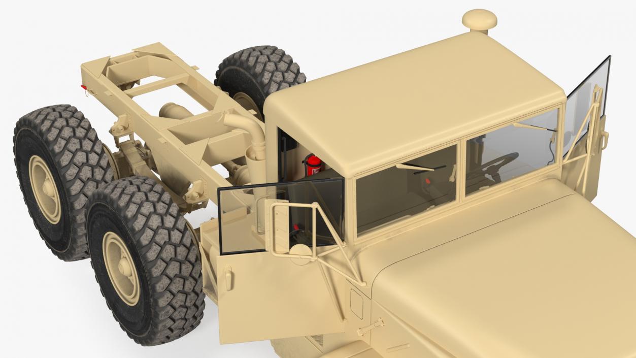 M939 Military Truck Light Rigged 3D