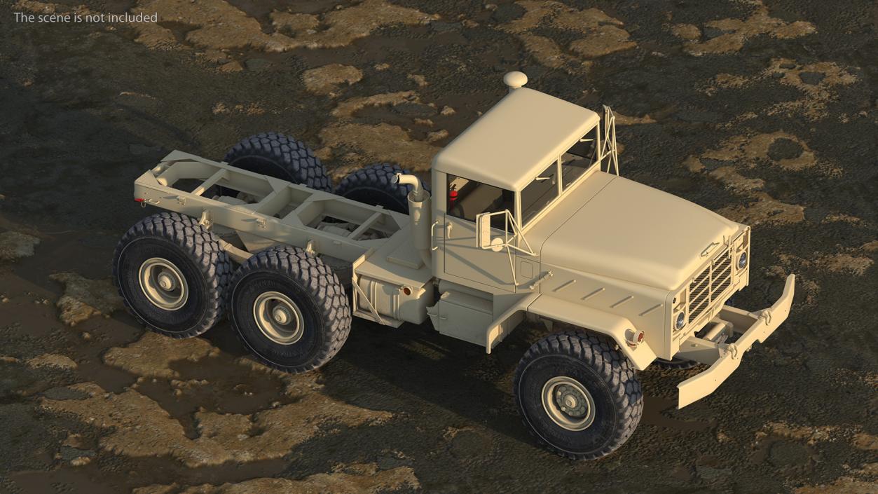 M939 Military Truck Light Rigged 3D