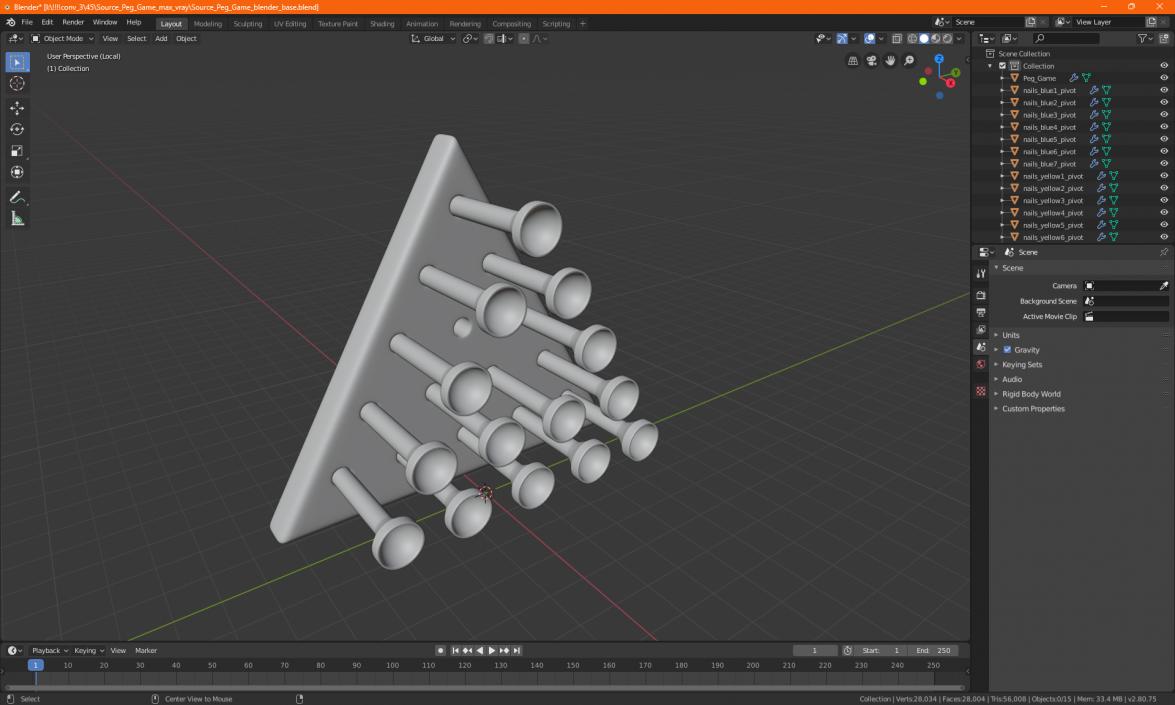 3D model Source Peg Game