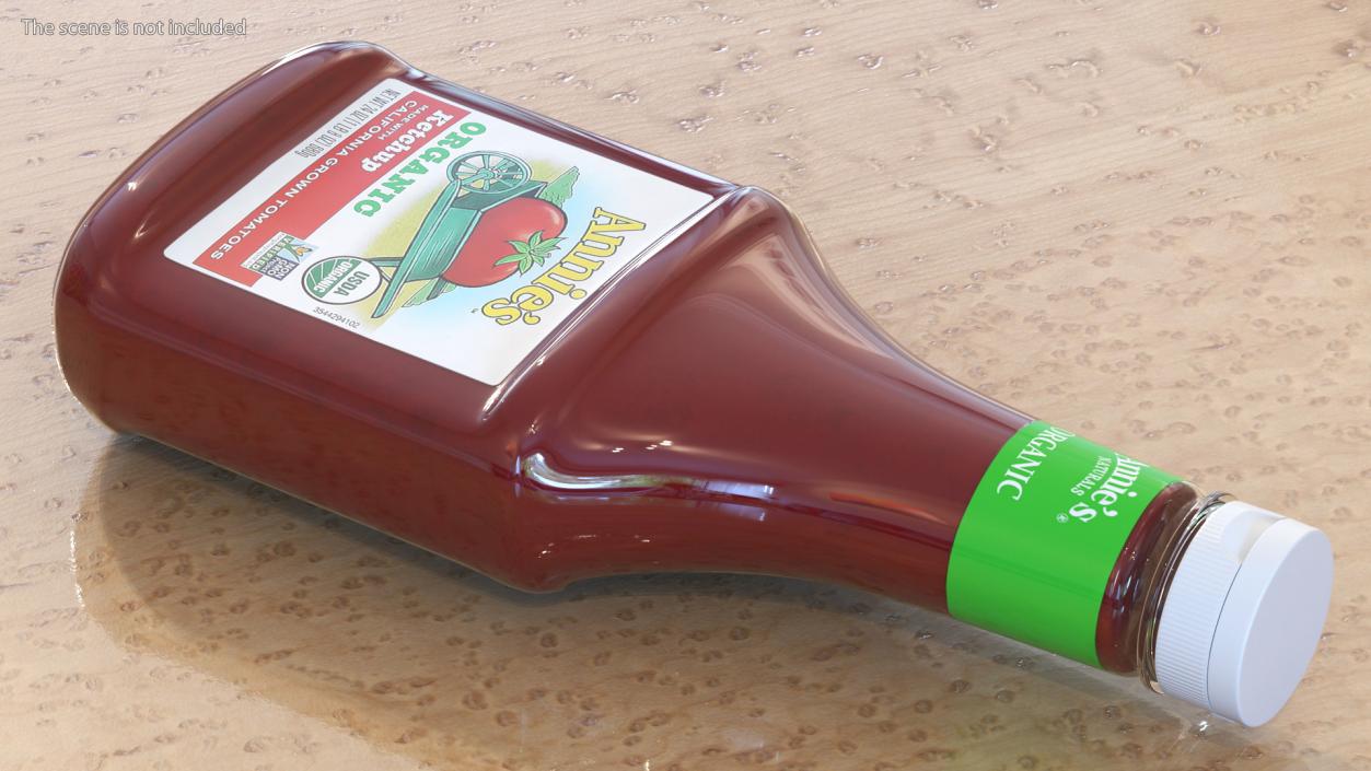 3D Ketchup Bottles Collection