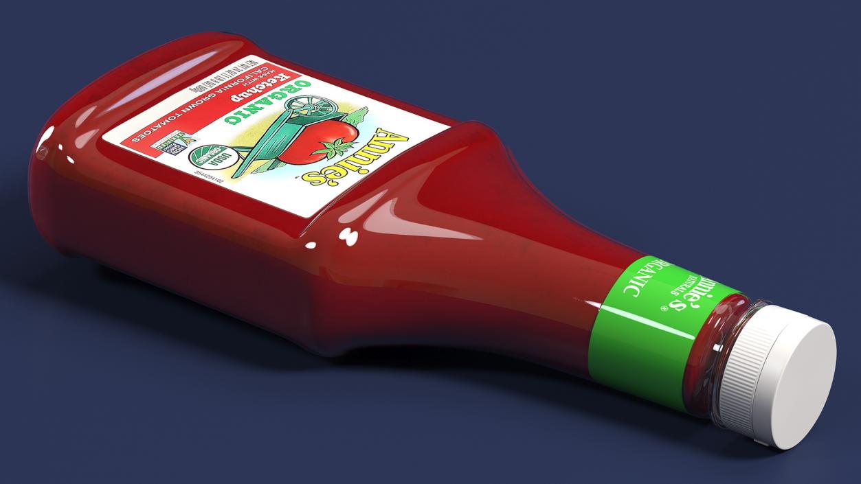 3D Ketchup Bottles Collection