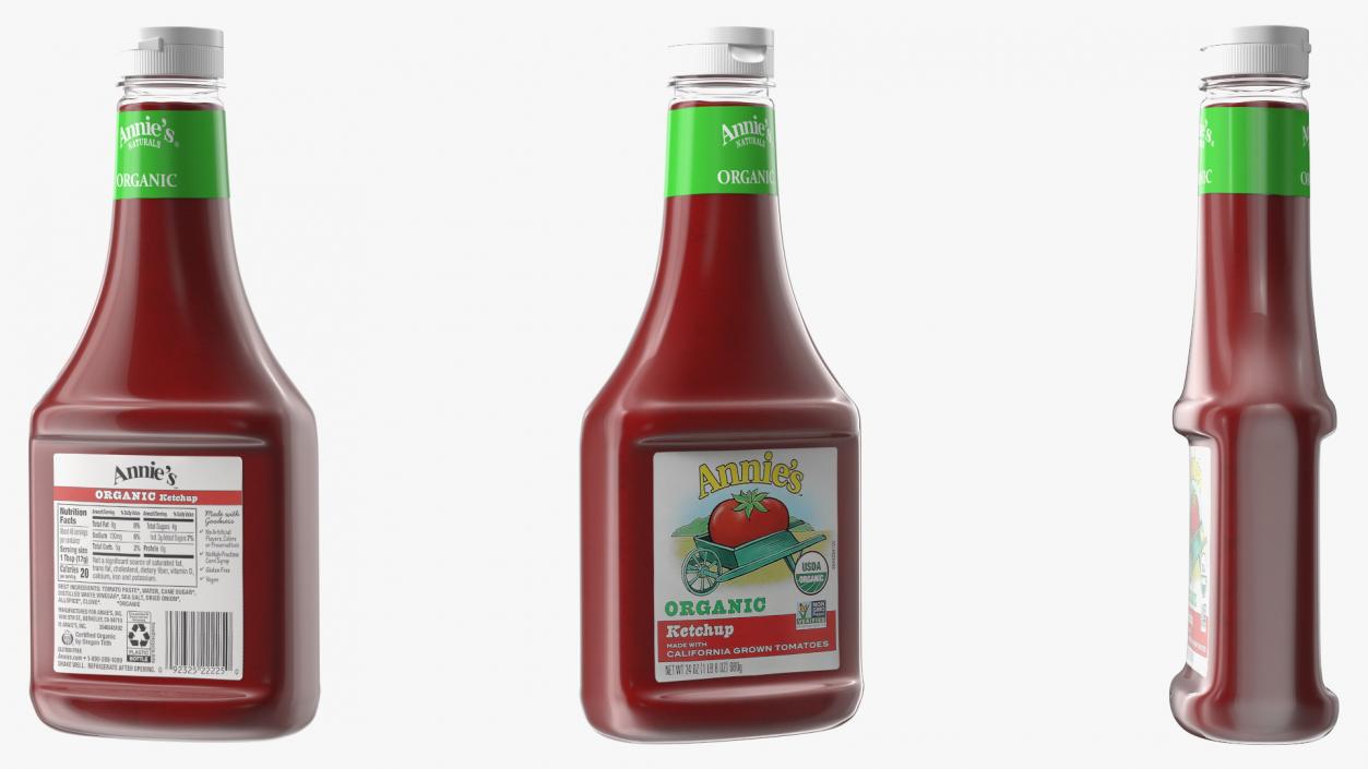 3D Ketchup Bottles Collection