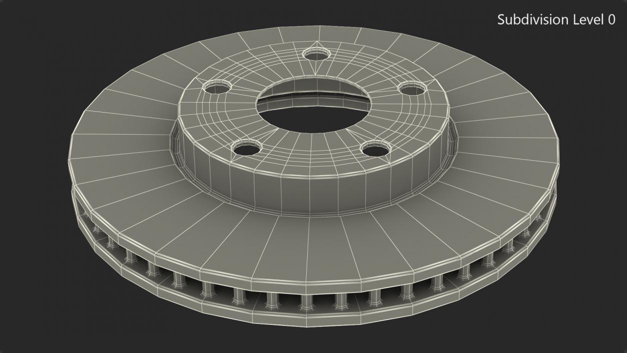 3D Brake Disk Rotor