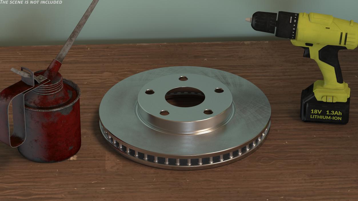 3D Brake Disk Rotor