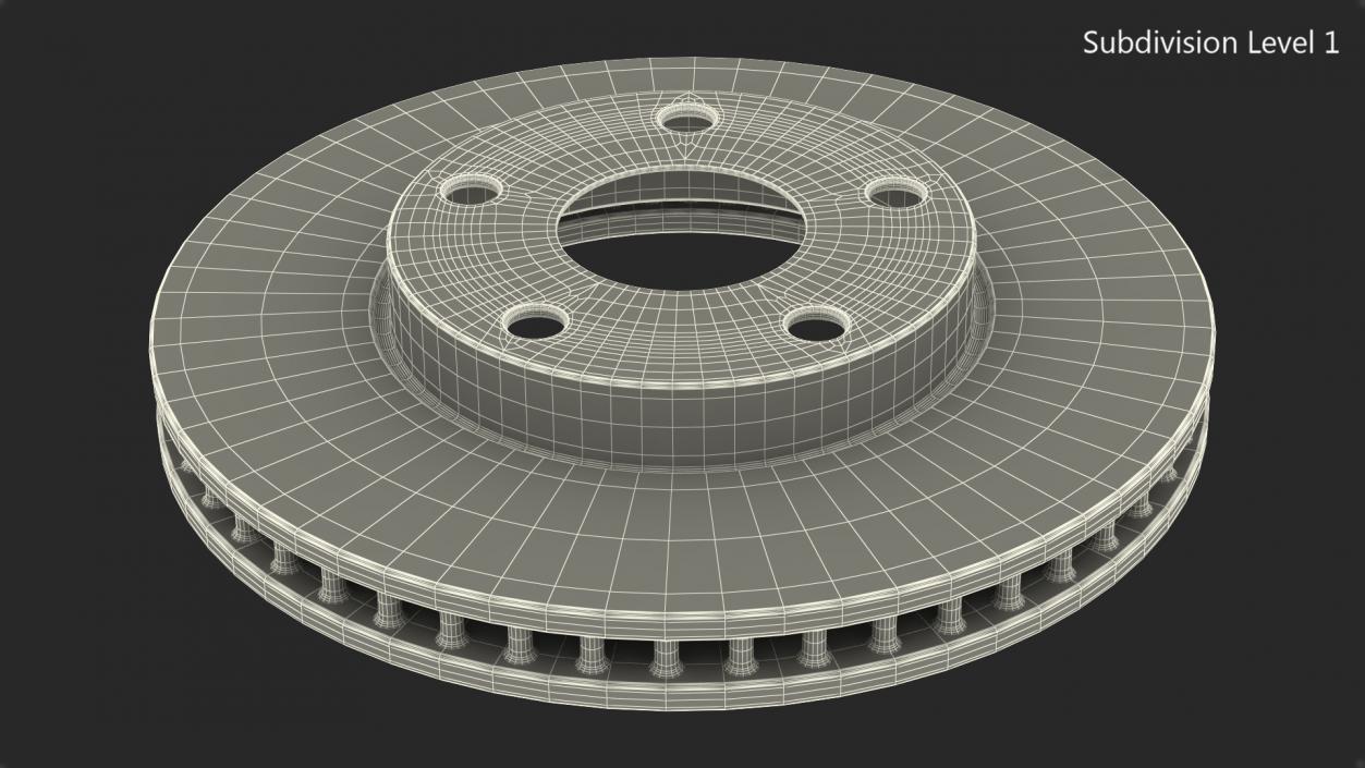 3D Brake Disk Rotor