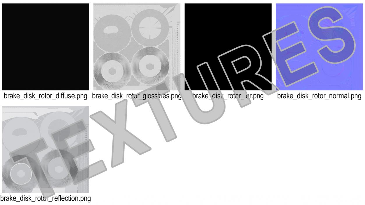 3D Brake Disk Rotor