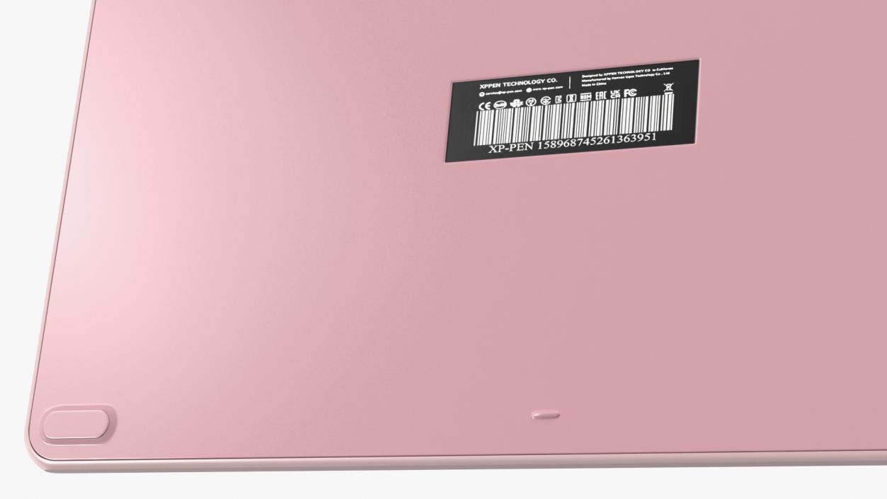 Graphic Drawing Tablet XP-Pen Deco Pink 3D model