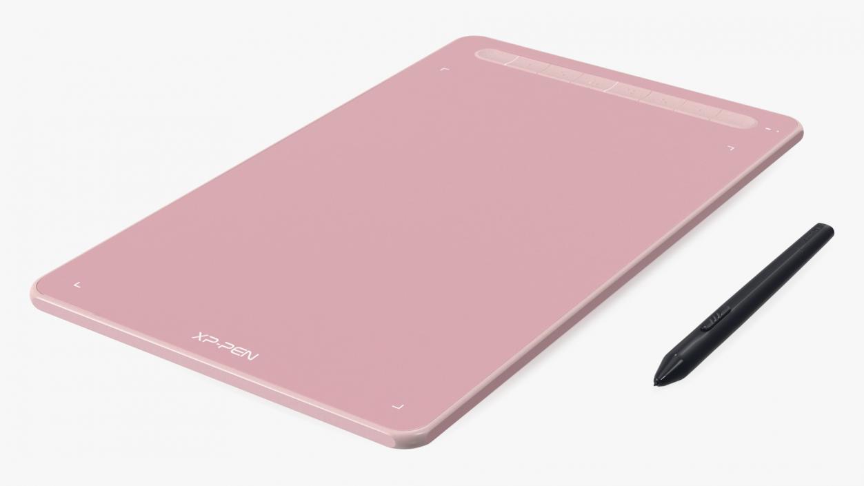 Graphic Drawing Tablet XP-Pen Deco Pink 3D model