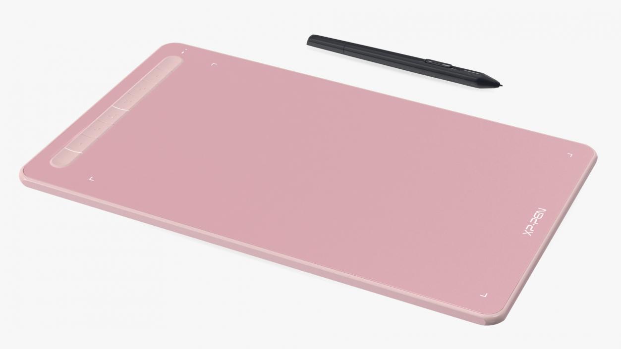 Graphic Drawing Tablet XP-Pen Deco Pink 3D model