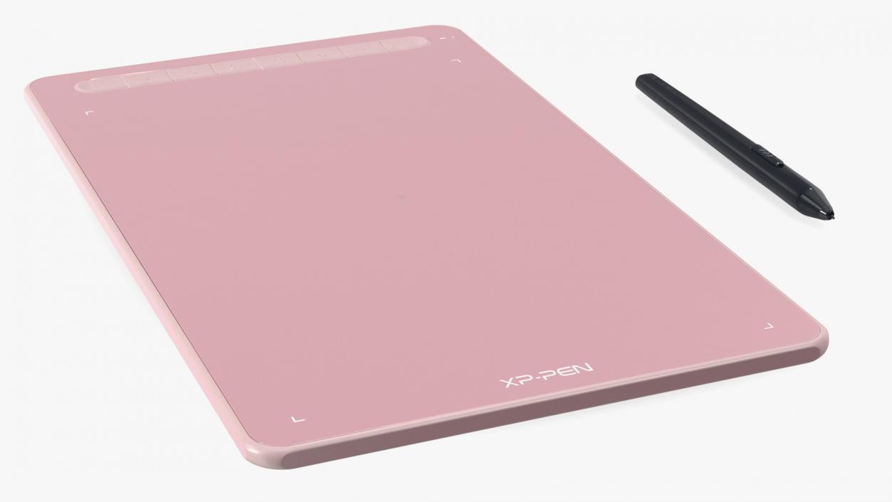 Graphic Drawing Tablet XP-Pen Deco Pink 3D model