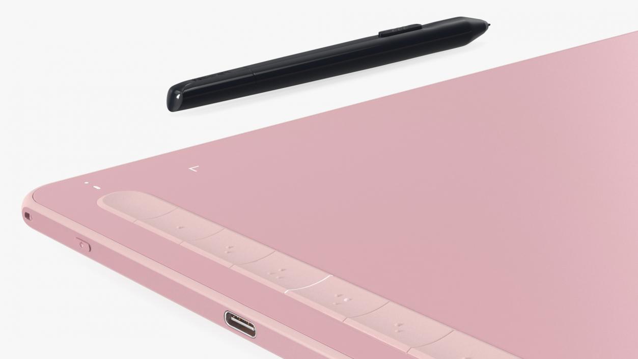 Graphic Drawing Tablet XP-Pen Deco Pink 3D model