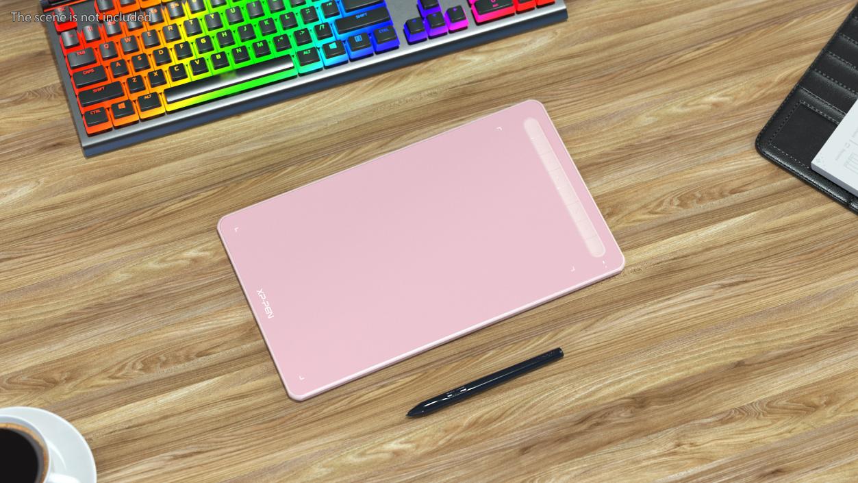 Graphic Drawing Tablet XP-Pen Deco Pink 3D model