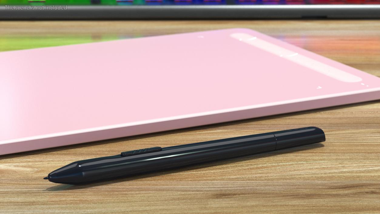 Graphic Drawing Tablet XP-Pen Deco Pink 3D model