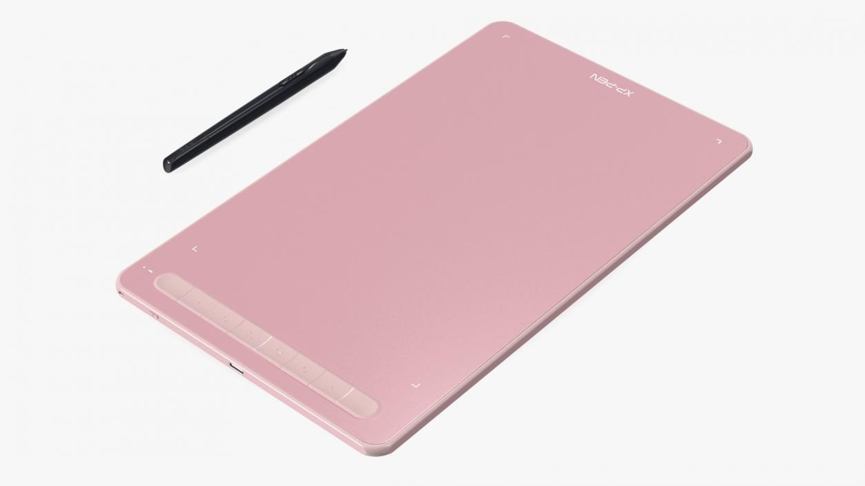 Graphic Drawing Tablet XP-Pen Deco Pink 3D model