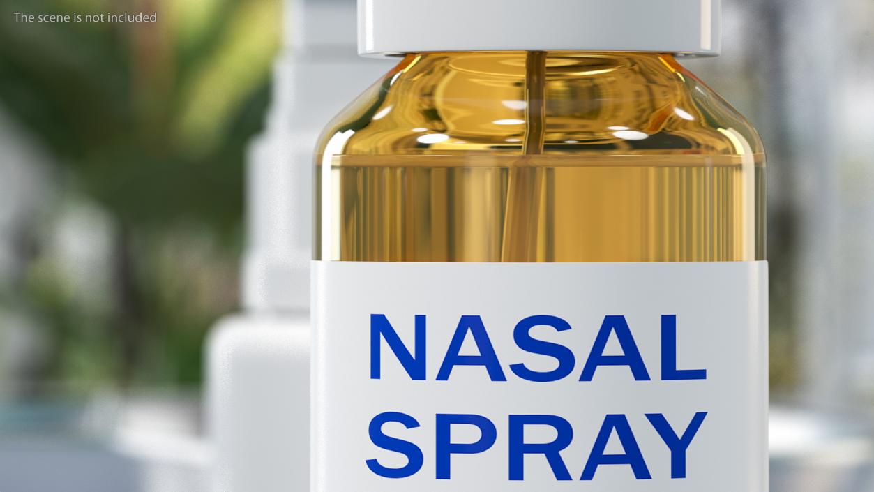 3D Nasal Spray Bottle model