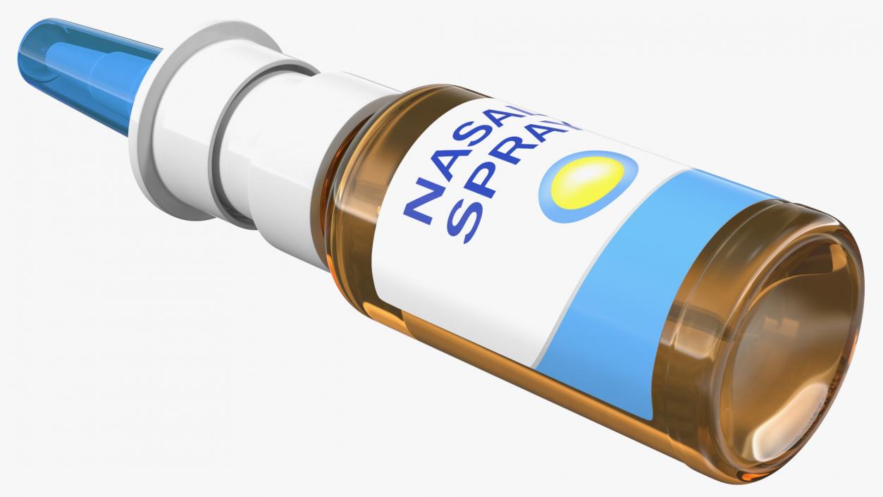 3D Nasal Spray Bottle model