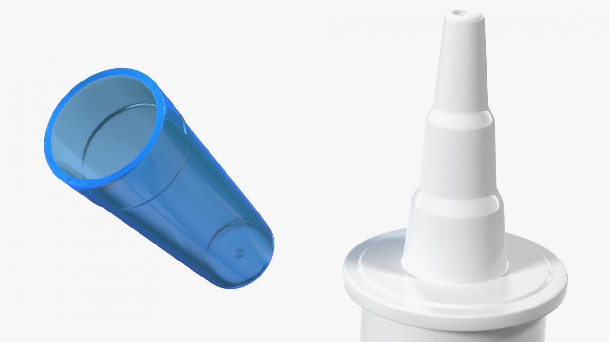 3D Nasal Spray Bottle model