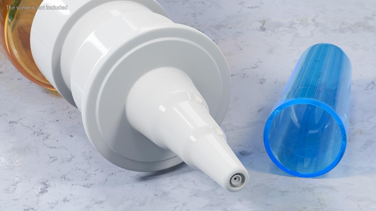 3D Nasal Spray Bottle model