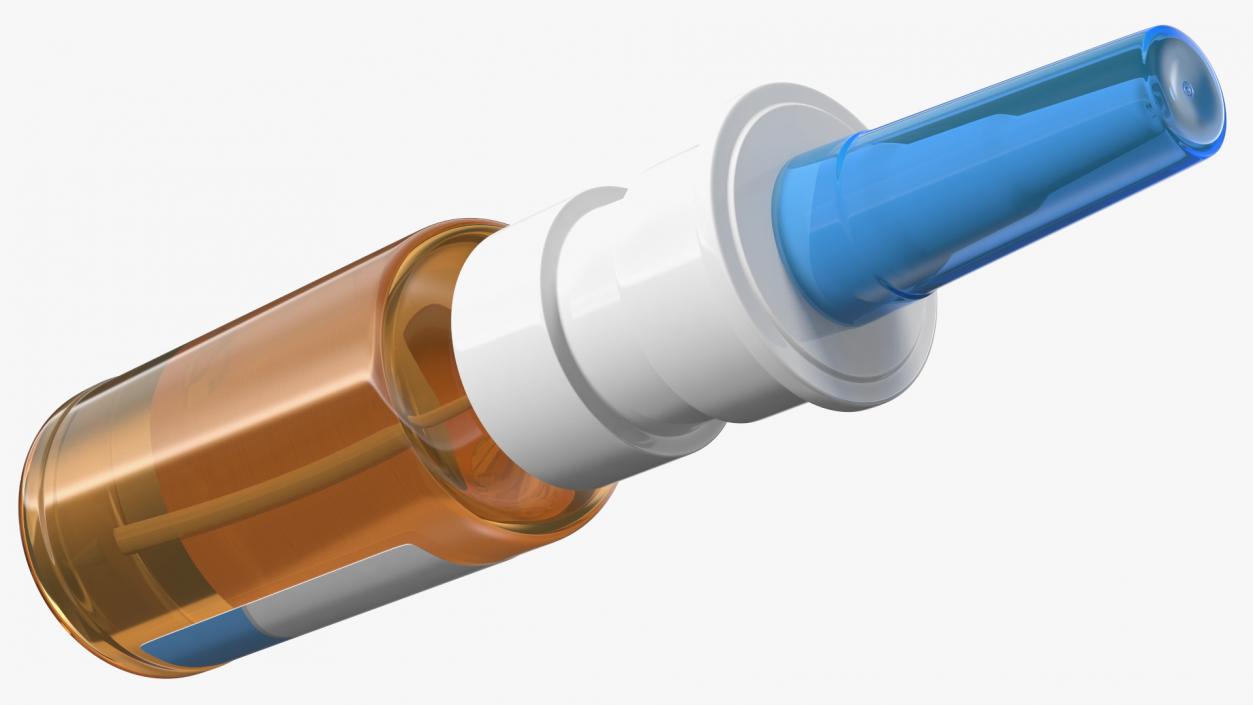 3D Nasal Spray Bottle model