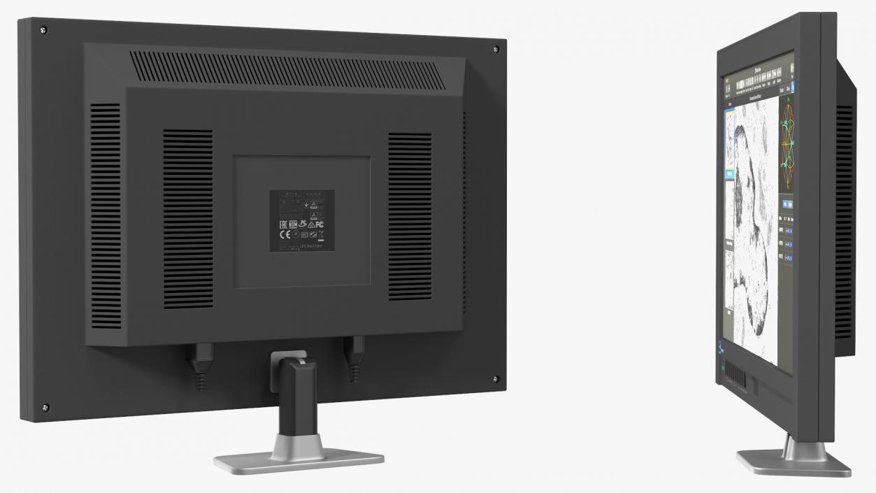 Electron Microscope Monitor 3D