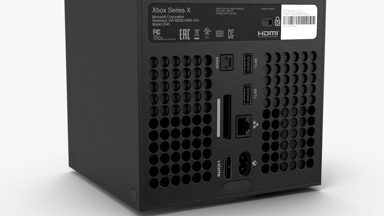 3D Xbox Series X Game Console