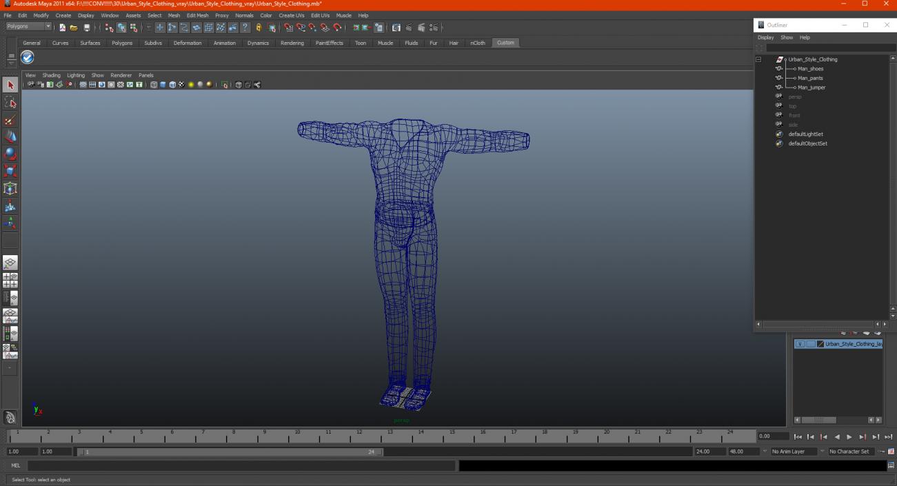 3D model Urban Style Clothing