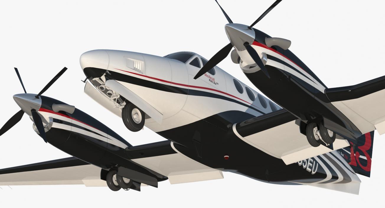 Beechcraft Super King Air 250 3D model