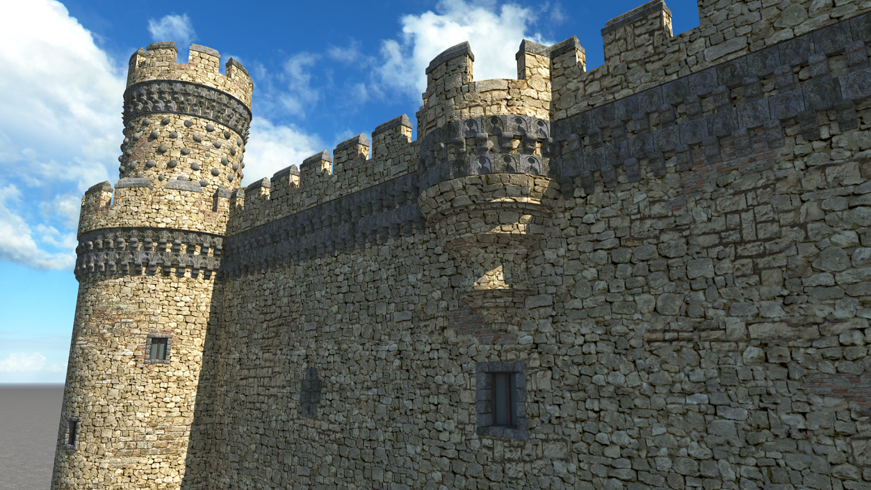 3D Small Medieval Castle