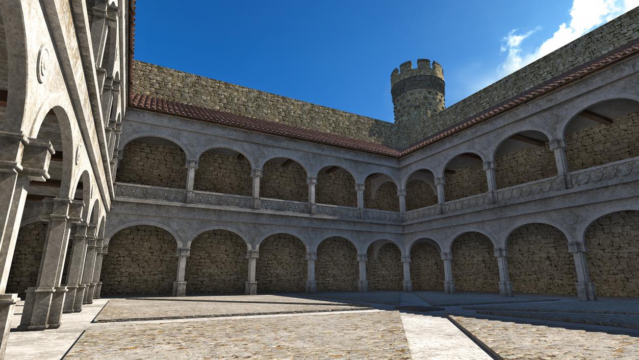 3D Small Medieval Castle