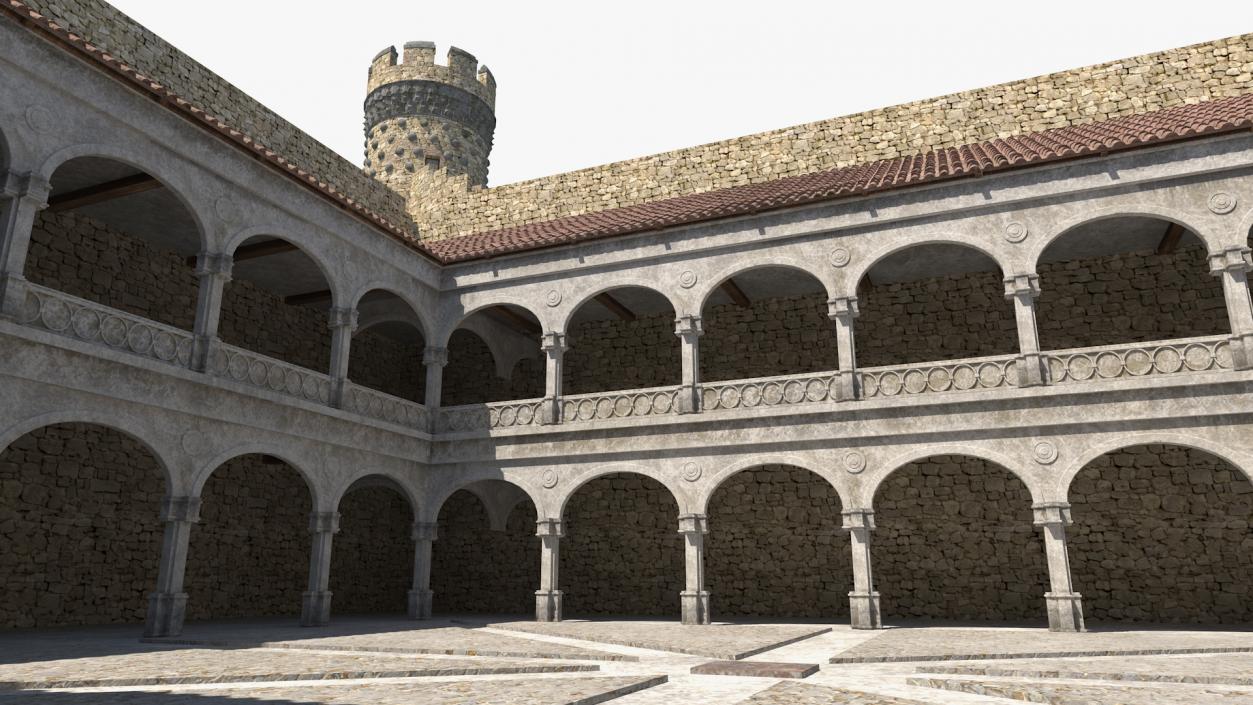 3D Small Medieval Castle