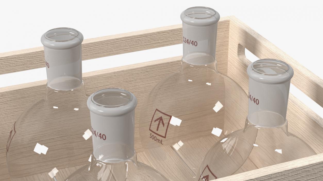 3D Stacking Crate With Flasks