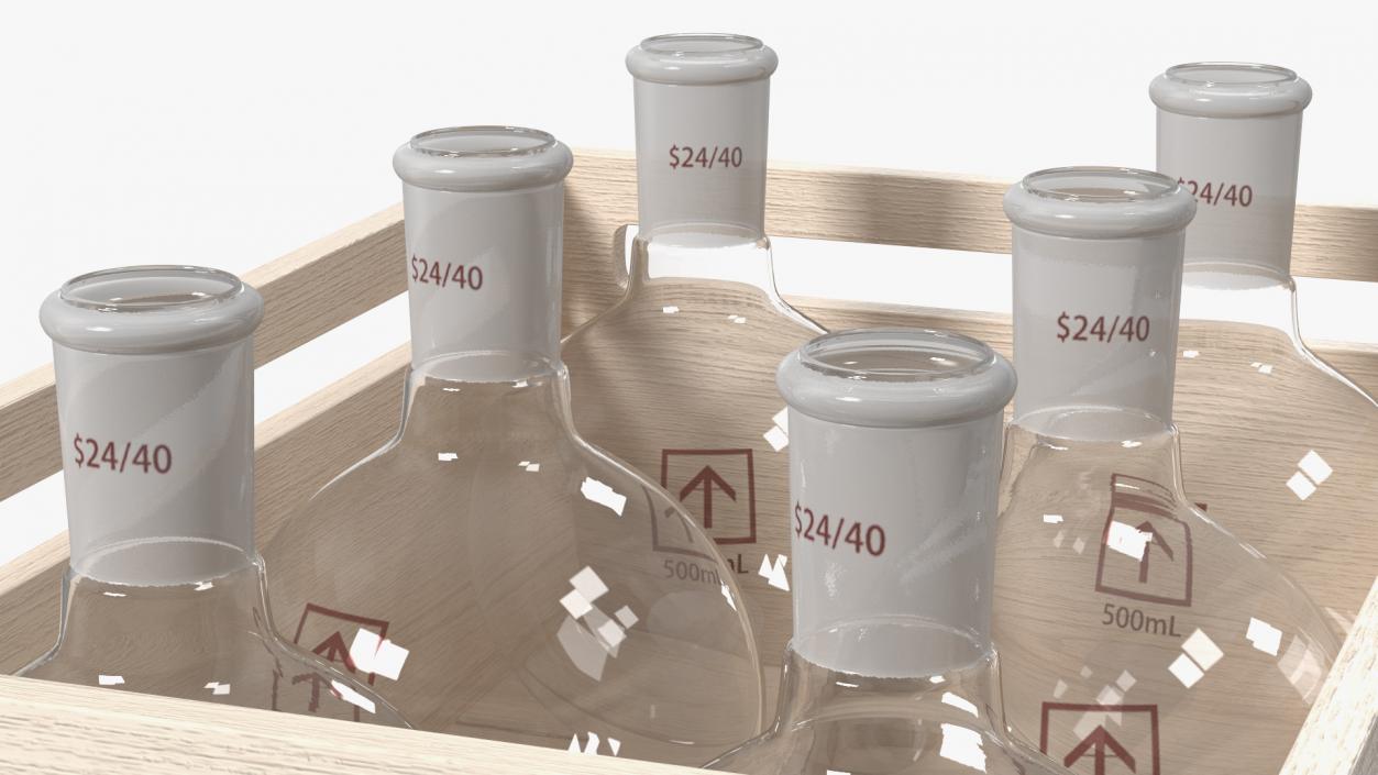 3D Stacking Crate With Flasks