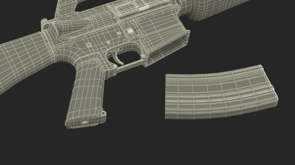 M16 Assault Rifle 3D