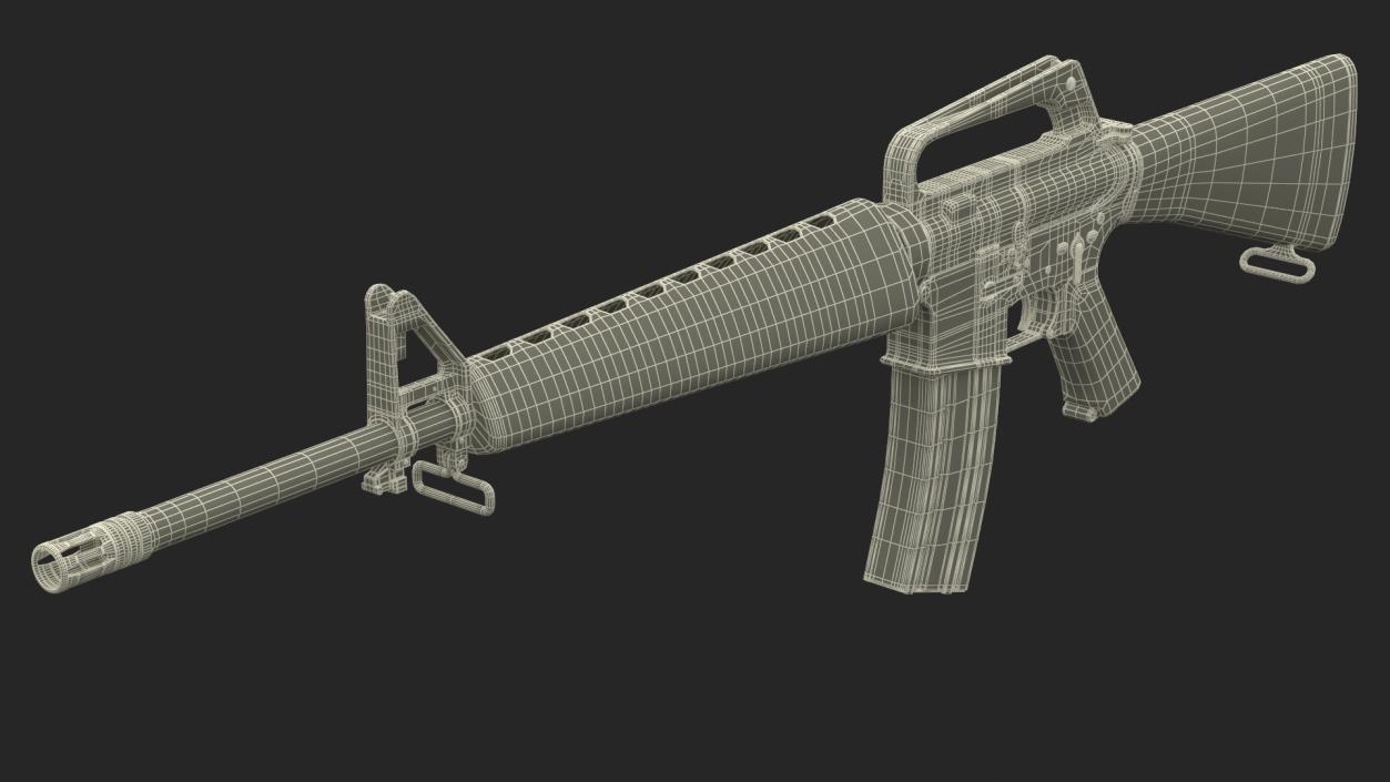 M16 Assault Rifle 3D