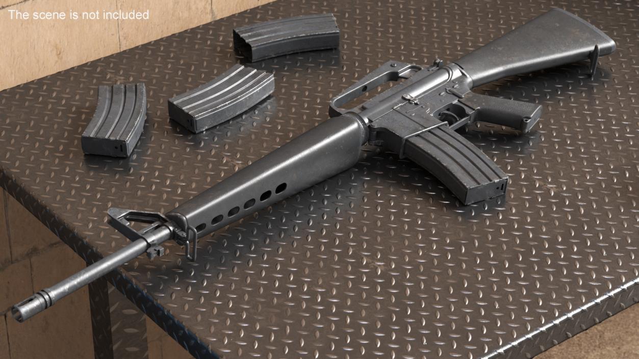 M16 Assault Rifle 3D