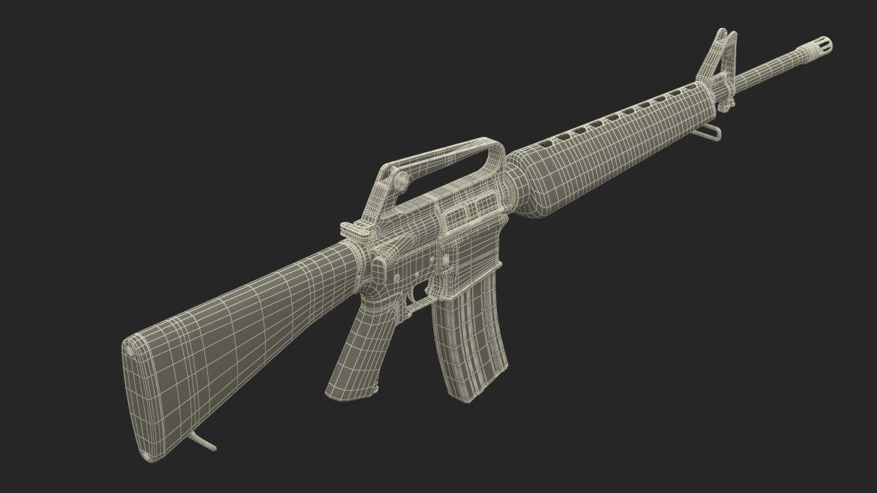 M16 Assault Rifle 3D