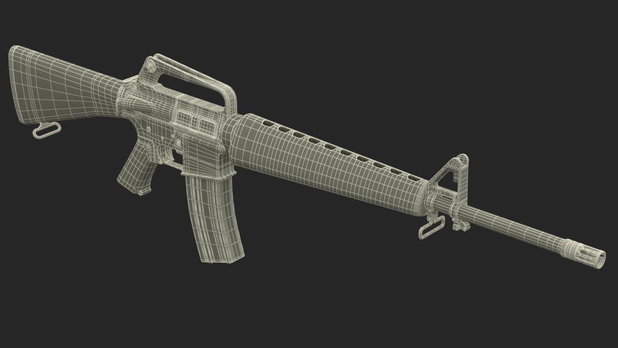 M16 Assault Rifle 3D