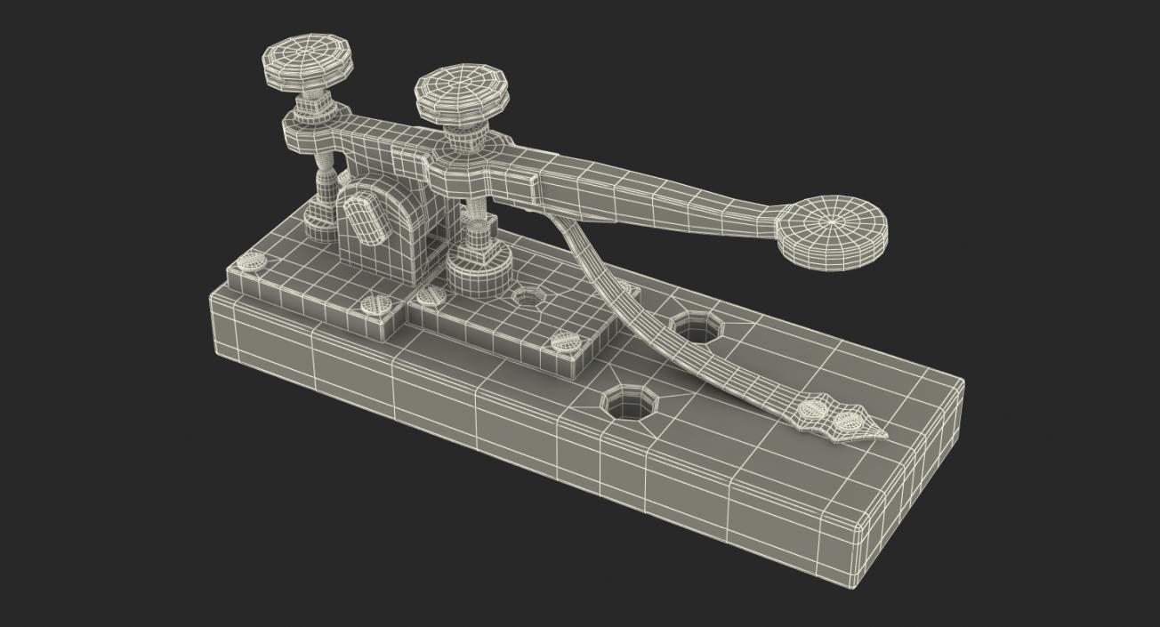 Vintage Telegraph Device 3D model